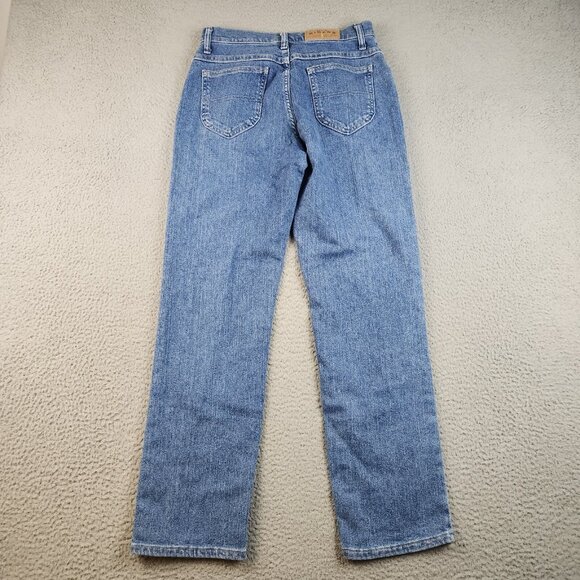 VTG Lee Rider Jeans Women's 6P Blue Straight Leg High Rise Classic Ladies Denim - Picture 2 of 12